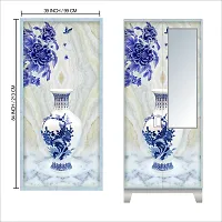 Almira Sticker Model (SmokeWhitepotAlmirah) Full Size (39x84)inch For All Type Of Almira, Doors, Walls-thumb2