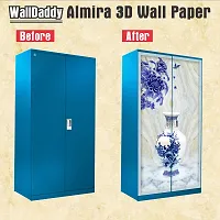 Almira Sticker Model (SmokeWhitepotAlmirah) Full Size (39x84)inch For All Type Of Almira, Doors, Walls-thumb1