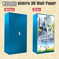 Almira Sticker Model (WhiteWaterfall) Full Size (39x84)inch For All Type Of Almira, Doors, Walls-thumb1