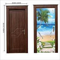 Door Sticker Model (BeachDoorSkin) Full Size (39x84) Inch For All Type Of Doors, Almiras, Walls-thumb2