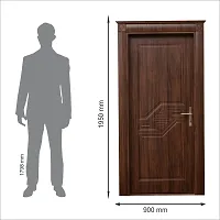 Door Sticker Model (3DFlowerPotDoorSkin) Full Size (39x84) Inch For All Type Of Doors, Almiras, Walls-thumb3