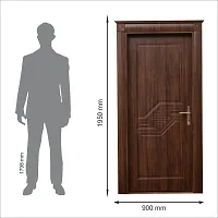 Door Sticker Model (ArtificialFlowerButterflyDoorSlin) Full Size (39x84) Inch For All Type Of Doors, Almiras, Walls-thumb3