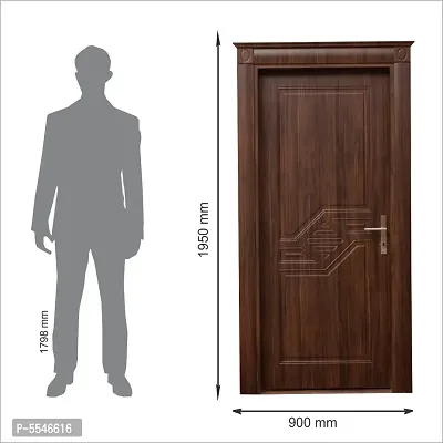 Door Sticker Model (ArtificialFlowerButterflyDoorSlin) Full Size (39x84) Inch For All Type Of Doors, Almiras, Walls-thumb4