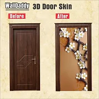 Door Sticker Model (FlowerRobeDoorSkin) Full Size (39x84) Inch For All Type Of Doors, Almiras, Walls-thumb1