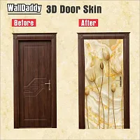 Door Sticker Model (OilFlowerDoorSkin) Full Size (39x84) Inch For All Type Of Doors, Almiras, Walls-thumb1