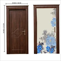 Door Sticker Model (OldAgeFlowerDoorSkin) Full Size (39x84) Inch For All Type Of Doors, Almiras, Walls-thumb2