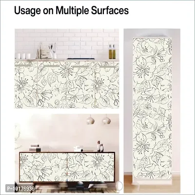 Self Adhesive Wall Stickers for Home Decoration Extra Large Size 300x40Cm Wallpaper for Walls BlastFlower Wall stickers for Bedroom  Bathroom  Kitchen  Living Room Pack of -1-thumb5