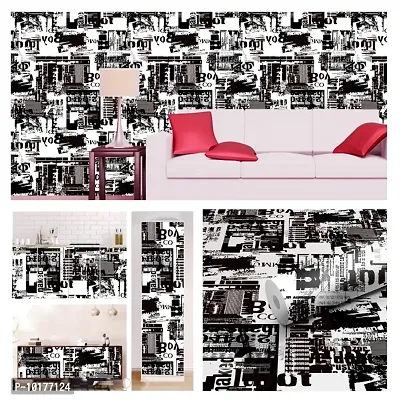 Self Adhesive Wall Stickers for Home Decoration Extra Large Size 300x40Cm Wallpaper for Walls Grafity Wall stickers for Bedroom  Bathroom  Kitchen  Living Room Pack of -1-thumb3