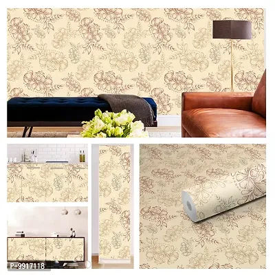 Self Adhesive Wall Stickers for Home Decoration Extra Large Size (300x40)Cm Wallpaper for Walls (Old Gold) Wall stickers for Bedroom  Bathroom  Kitchen  Living Room (Pack of 1)