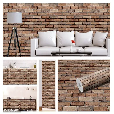 Self Adhesive Wall Stickers for Home Decoration Extra Large Size  300x40 Cm Wallpaper for Walls  DesiBrick  Wall stickers for Bedroom  Bathroom  Kitchen  Living Room  Pack of  1-thumb0