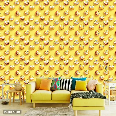 Self Adhesive Wall Stickers for Home Decoration Extra Large Size 300x40Cm Wallpaper for Walls Emoji Wall stickers for Bedroom  Bathroom  Kitchen  Living Room Pack of -1-thumb4