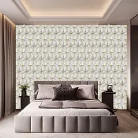 Self Adhesive Wall Stickers for Home Decoration Extra Large Size 300x40Cm Wallpaper for Walls RoundFlower Wall stickers for Bedroom  Bathroom  Kitchen  Living Room Pack of -1-thumb1