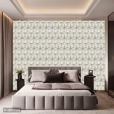 Self Adhesive Wall Stickers for Home Decoration Extra Large Size 300x40Cm Wallpaper for Walls RoundFlower Wall stickers for Bedroom  Bathroom  Kitchen  Living Room Pack of -1-thumb2