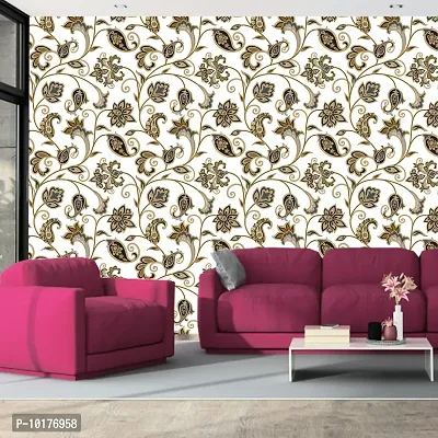 Self Adhesive Wall Stickers for Home Decoration Extra Large Size 300x40Cm Wallpaper for Walls BrownBail Wall stickers for Bedroom  Bathroom  Kitchen  Living Room Pack of -1-thumb4