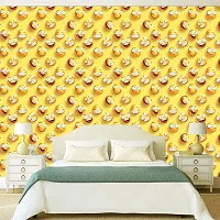 Self Adhesive Wall Stickers for Home Decoration Extra Large Size 300x40Cm Wallpaper for Walls Emoji Wall stickers for Bedroom  Bathroom  Kitchen  Living Room Pack of -1-thumb1