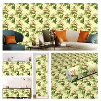 Self Adhesive Wall Stickers for Home Decoration Extra Large Size 300x40Cm Wallpaper for Walls GreenRose Wall stickers for Bedroom  Bathroom  Kitchen  Living Room Pack of -1-thumb2