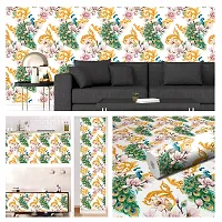 Self Adhesive Wall Stickers for Home Decoration Extra Large Size 300x40Cm Wallpaper for Walls LotusMor Wall stickers for Bedroom  Bathroom  Kitchen  Living Room Pack of -1-thumb2