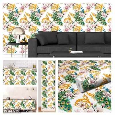 Self Adhesive Wall Stickers for Home Decoration Extra Large Size 300x40Cm Wallpaper for Walls LotusMor Wall stickers for Bedroom  Bathroom  Kitchen  Living Room Pack of -1-thumb3