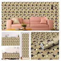 Self Adhesive Wall Stickers for Home Decoration Extra Large Size 300x40Cm Wallpaper for Walls GoldPyramite Wall stickers for Bedroom  Bathroom  Kitchen  Living Room Pack of -1-thumb2