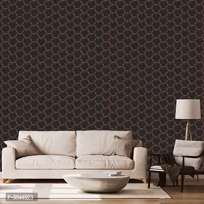 Self Adhesive Wall Stickers for Home Decoration Extra Large Size  300x40 Cm Wallpaper for Walls  BlackHoneycomb  Wall stickers for Bedroom  Bathroom  Kitchen  Living Room  Pack of  1-thumb3