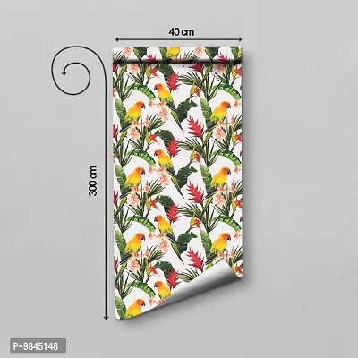 Self Adhesive Wall Stickers for Home Decoration Extra Large Size  300x40 Cm Wallpaper for Walls  ParrotOnTree  Wall stickers for Bedroom  Bathroom  Kitchen  Living Room  Pack of  1-thumb2