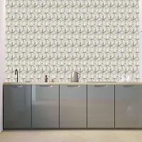 Self Adhesive Wall Stickers for Home Decoration Extra Large Size 300x40Cm Wallpaper for Walls RoundFlower Wall stickers for Bedroom  Bathroom  Kitchen  Living Room Pack of -1-thumb3