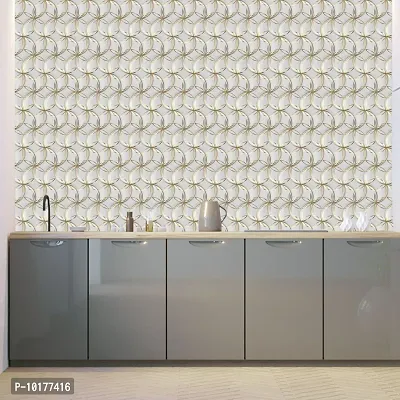 Self Adhesive Wall Stickers for Home Decoration Extra Large Size 300x40Cm Wallpaper for Walls RoundFlower Wall stickers for Bedroom  Bathroom  Kitchen  Living Room Pack of -1-thumb4