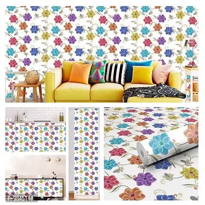 Self Adhesive Wall Stickers for Home Decoration Extra Large Size  300x40 Cm Wallpaper for Walls  PachrangaFlower  Wall stickers for Bedroom  Bathroom  Kitchen  Living Room  Pack of  1