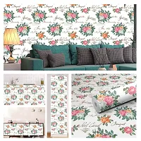 Self Adhesive Wall Stickers for Home Decoration Extra Large Size 300x40Cm Wallpaper for Walls GreetingFlower Wall stickers for Bedroom  Bathroom  Kitchen  Living Room Pack of -1-thumb2