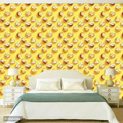 Self Adhesive Wall Stickers for Home Decoration Extra Large Size  300x40 Cm Wallpaper for Walls  Emoji  Wall stickers for Bedroom  Bathroom  Kitchen  Living Room  Pack of  1-thumb3