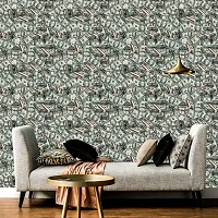 Self Adhesive Wall Stickers for Home Decoration Extra Large Size 300x40Cm Wallpaper for Walls Dollar Wall stickers for Bedroom  Bathroom  Kitchen  Living Room Pack of -1-thumb1