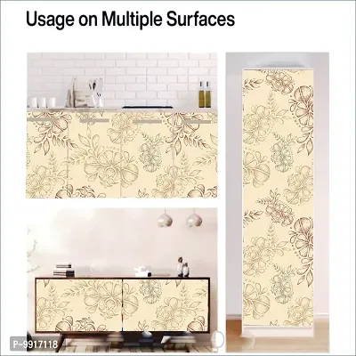 Self Adhesive Wall Stickers for Home Decoration Extra Large Size (300x40)Cm Wallpaper for Walls (Old Gold) Wall stickers for Bedroom  Bathroom  Kitchen  Living Room (Pack of 1)-thumb5