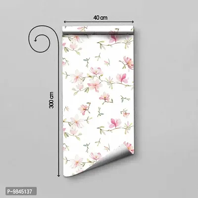 Self Adhesive Wall Stickers for Home Decoration Extra Large Size  300x40 Cm Wallpaper for Walls  OrchidFlower  Wall stickers for Bedroom  Bathroom  Kitchen  Living Room  Pack of  1-thumb2