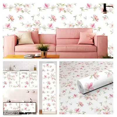 Self Adhesive Wall Stickers for Home Decoration Extra Large Size  300x40 Cm Wallpaper for Walls  OrchidFlower  Wall stickers for Bedroom  Bathroom  Kitchen  Living Room  Pack of  1