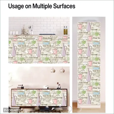 Classic Self Adhesive Wall Stickers For Kitchen Big Size (200x40)Cm  (HomeKitchen) Wallpaper for Walls Of Kitchen | Bedroom | Living Room Pack Of - 1-thumb5