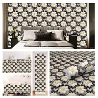 Self Adhesive Wall Stickers for Home Decoration Extra Large Size 300x40Cm Wallpaper for Walls GraniteFlower Wall stickers for Bedroom  Bathroom  Kitchen  Living Room Pack of -1-thumb2