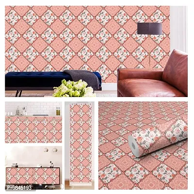 Self Adhesive Wall Stickers for Home Decoration Extra Large Size  300x40 Cm Wallpaper for Walls  RoseTexture  Wall stickers for Bedroom  Bathroom  Kitchen  Living Room  Pack of  1-thumb0