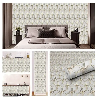 Self Adhesive Wall Stickers for Home Decoration Extra Large Size 300x40Cm Wallpaper for Walls RoundFlower Wall stickers for Bedroom  Bathroom  Kitchen  Living Room Pack of -1-thumb3