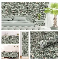 Self Adhesive Wall Stickers for Home Decoration Extra Large Size 300x40Cm Wallpaper for Walls Dollar Wall stickers for Bedroom  Bathroom  Kitchen  Living Room Pack of -1-thumb2