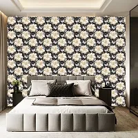 Self Adhesive Wall Stickers for Home Decoration Extra Large Size 300x40Cm Wallpaper for Walls GraniteFlower Wall stickers for Bedroom  Bathroom  Kitchen  Living Room Pack of -1-thumb1