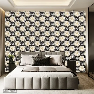 Self Adhesive Wall Stickers for Home Decoration Extra Large Size 300x40Cm Wallpaper for Walls GraniteFlower Wall stickers for Bedroom  Bathroom  Kitchen  Living Room Pack of -1-thumb2