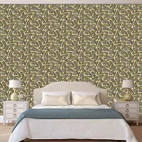 Self Adhesive Wall Stickers for Home Decoration Extra Large Size 300x40Cm Wallpaper for Walls GoldenSpiderTrap Wall stickers for Bedroom  Bathroom  Kitchen  Living Room Pack of -1-thumb1