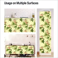 Self Adhesive Wall Stickers for Home Decoration Extra Large Size 300x40Cm Wallpaper for Walls GreenRose Wall stickers for Bedroom  Bathroom  Kitchen  Living Room Pack of -1-thumb4