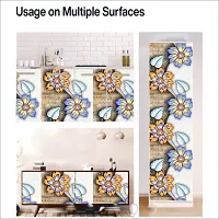 Self Adhesive Wall Stickers for Home Decoration Extra Large Size 300x40Cm Wallpaper for Walls TwoFlower Wall stickers for Bedroom  Bathroom  Kitchen  Living Room Pack of -1-thumb4