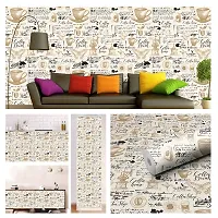 Self Adhesive Wall Stickers for Home Decoration Extra Large Size 300x40Cm Wallpaper for Walls CoffeeShop Wall stickers for Bedroom  Bathroom  Kitchen  Living Room Pack of -1-thumb2