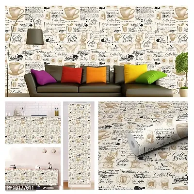 Self Adhesive Wall Stickers for Home Decoration Extra Large Size 300x40Cm Wallpaper for Walls CoffeeShop Wall stickers for Bedroom  Bathroom  Kitchen  Living Room Pack of -1-thumb3