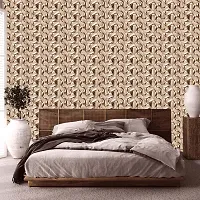 Self Adhesive Wall Stickers for Home Decoration Extra Large Size 300x40Cm Wallpaper for Walls GoldenFan Wall stickers for Bedroom  Bathroom  Kitchen  Living Room Pack of -1-thumb1