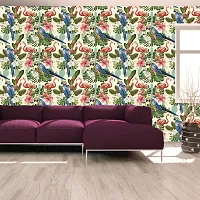 Self Adhesive Wall Stickers for Home Decoration Extra Large Size 300x40Cm Wallpaper for Walls JungleParrot Wall stickers for Bedroom  Bathroom  Kitchen  Living Room Pack of -1-thumb1