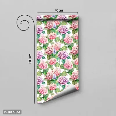 Self Adhesive Wall Stickers for Home Decoration Extra Large Size 300x40Cm Wallpaper for Walls PeppyFlower Wall stickers for Bedroom  Bathroom  Kitchen  Living Room Pack of -1