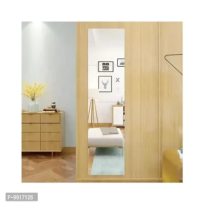 4Big Square Mirror Wall Stickers For Wall Size (15x15)Cm Acrylic Mirror For Wall Stickers for Bedroom  Bathroom  Kitchen  Living Room Decoration Items (Pack of 4) Silver-thumb0